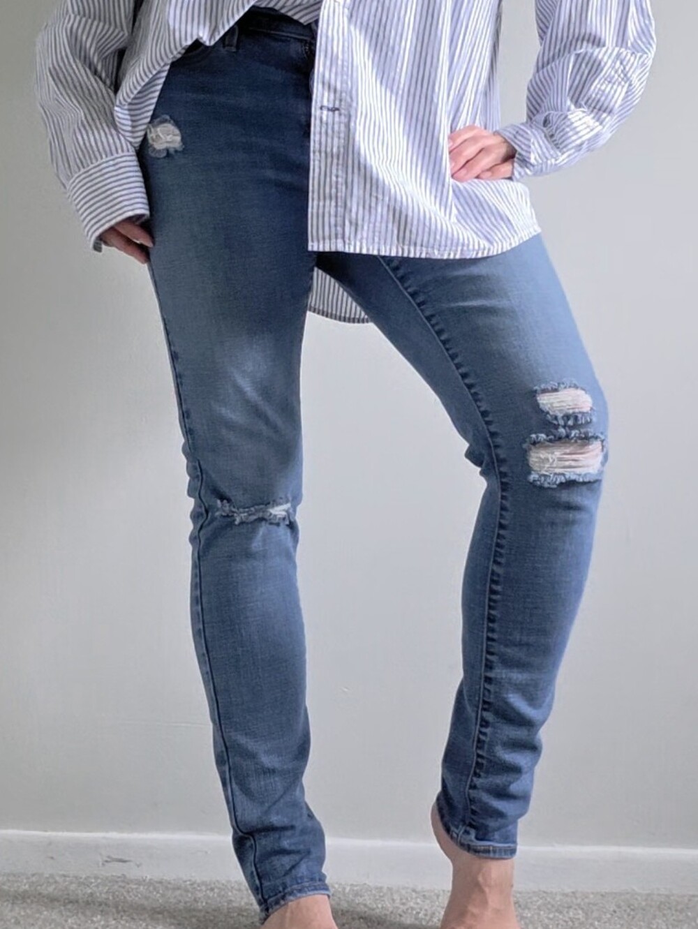 Levi's 311 Shaping High Rise Skinny Light Wash Jeans